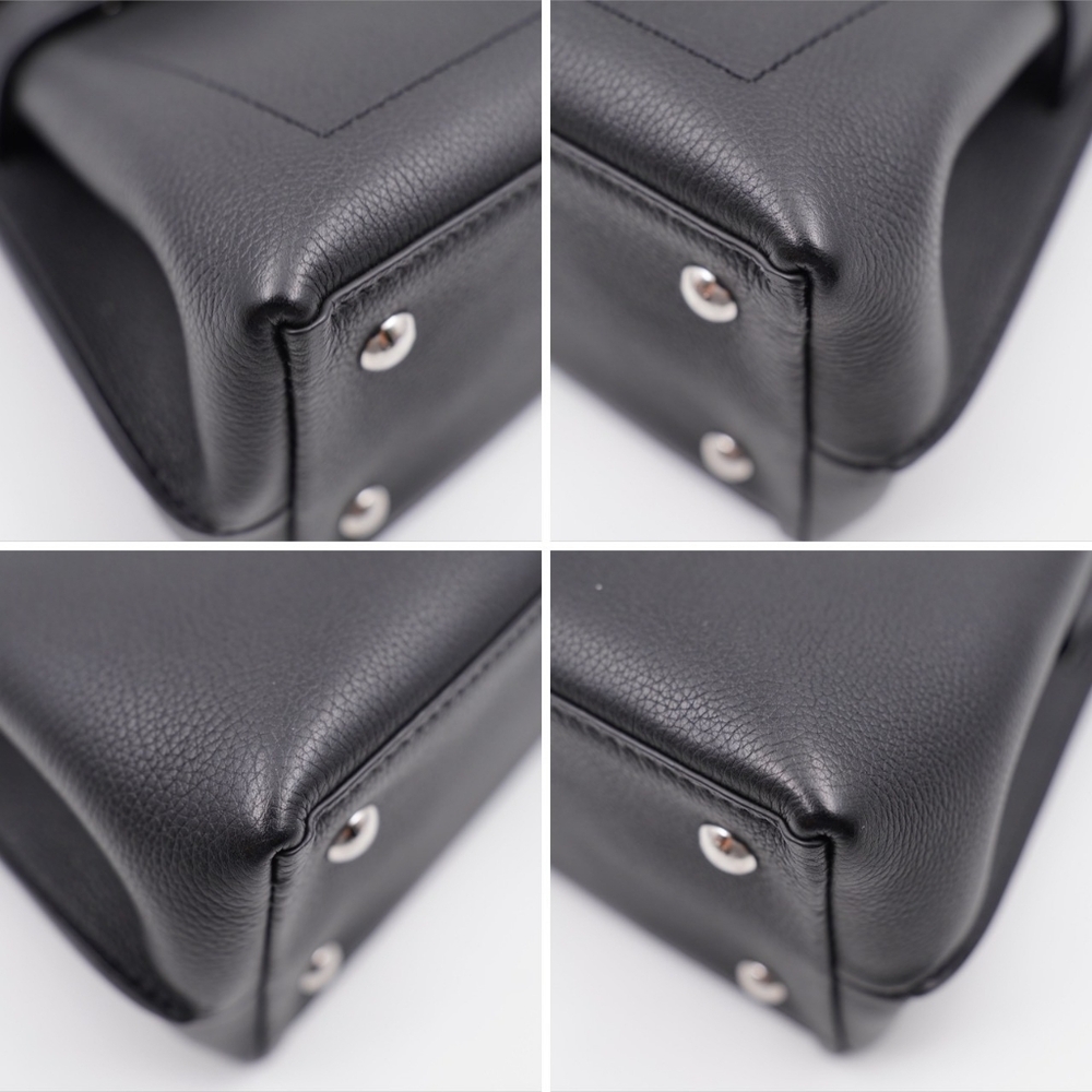 CE31 💟 Louis Vuitton Calfskin Lockme Ever BB Black - Picture 8 of 15